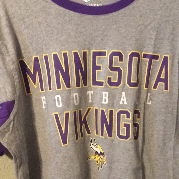 Minnesota Vikings Football Mens T shirt Size Large Brand Hands High - Picture 2 of 8